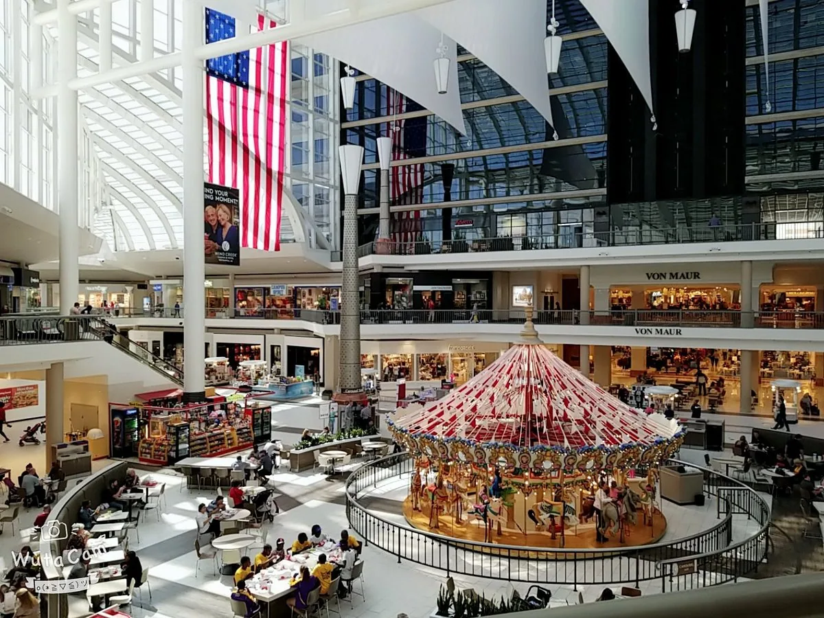 Shopping center interior in Hoover, Alabama